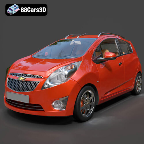 Chevrolet_Beat_2010-001 Chevrolet Beat 2010 3D Model