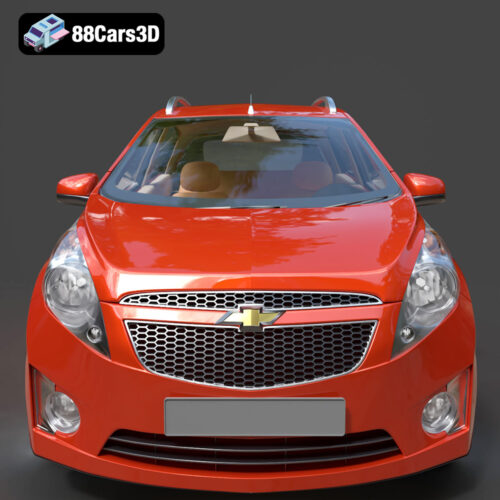 Chevrolet_Beat_2010-005 Chevrolet Beat 2010 3D Model