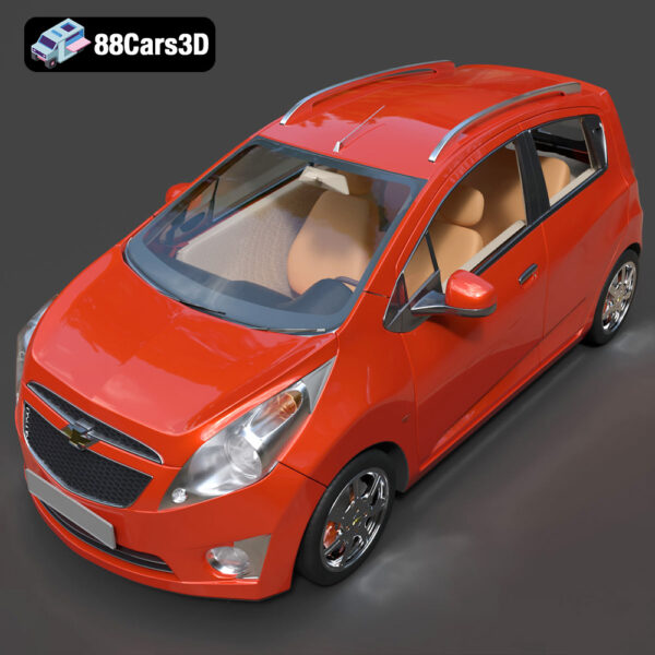 Chevrolet_Beat_2010-006 Chevrolet Beat 2010 3D Model