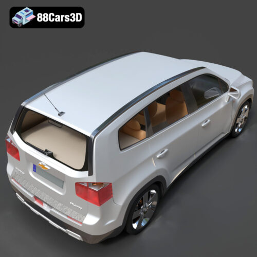 Chevrolet_Orlando_2011-004 Chevrolet Orlando 2011 3D Model