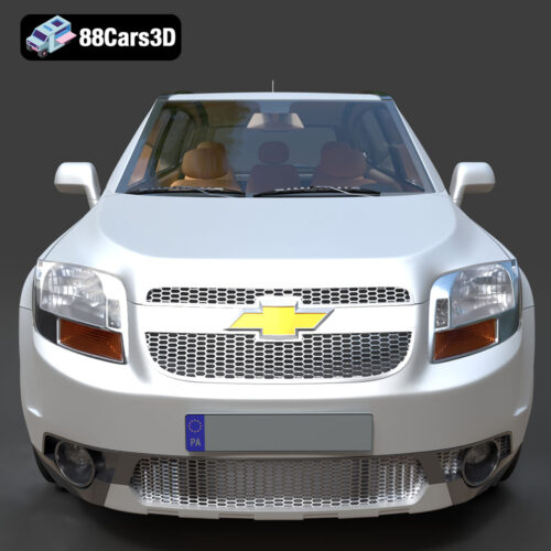 Chevrolet_Orlando_2011-005 Chevrolet Orlando 2011 3D Model