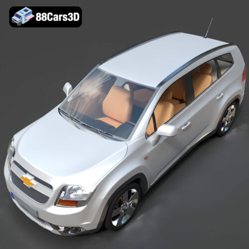 Chevrolet_Orlando_2011-006 Chevrolet Orlando 2011 3D Model