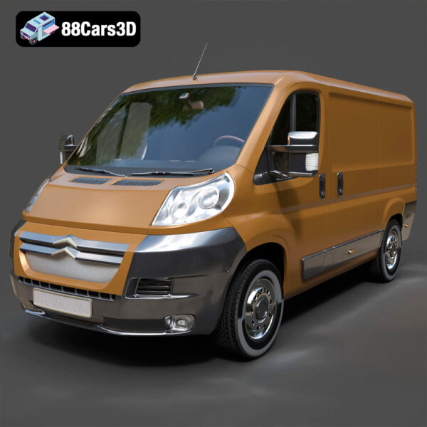 Citroen Jumper-001 Citroën Jumper 3D Model