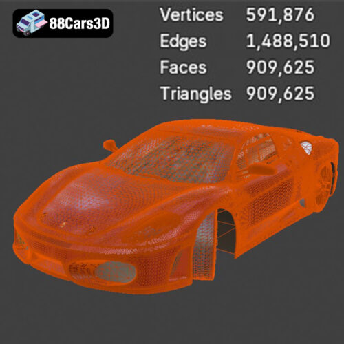 Ferrari 450 Italia 2013 3D Model