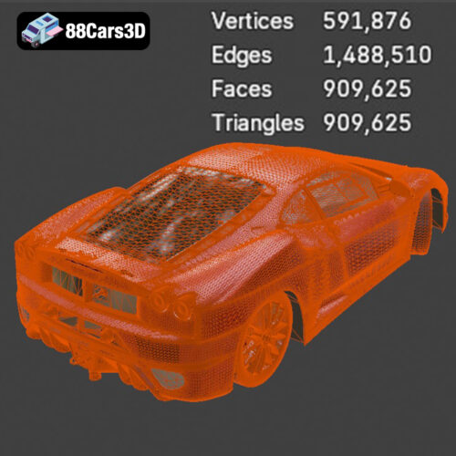 Ferrari 450 Italia 2013 3D Model