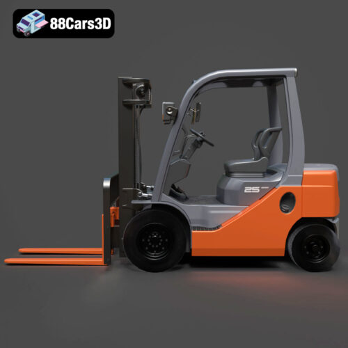 Forklift Toyota-002 Toyota Forklift 3D Model