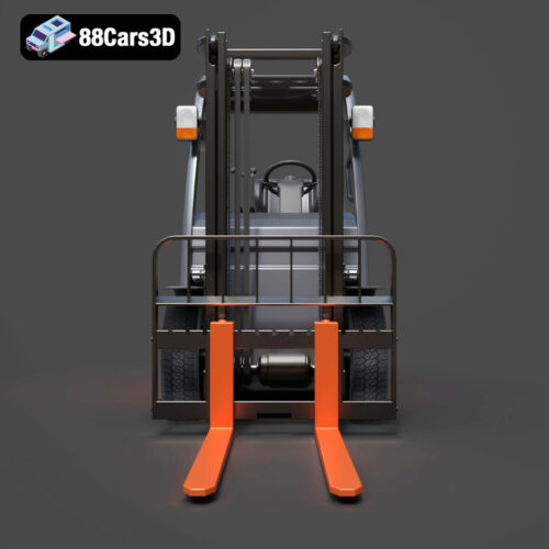 Forklift Toyota-005 Toyota Forklift 3D Model