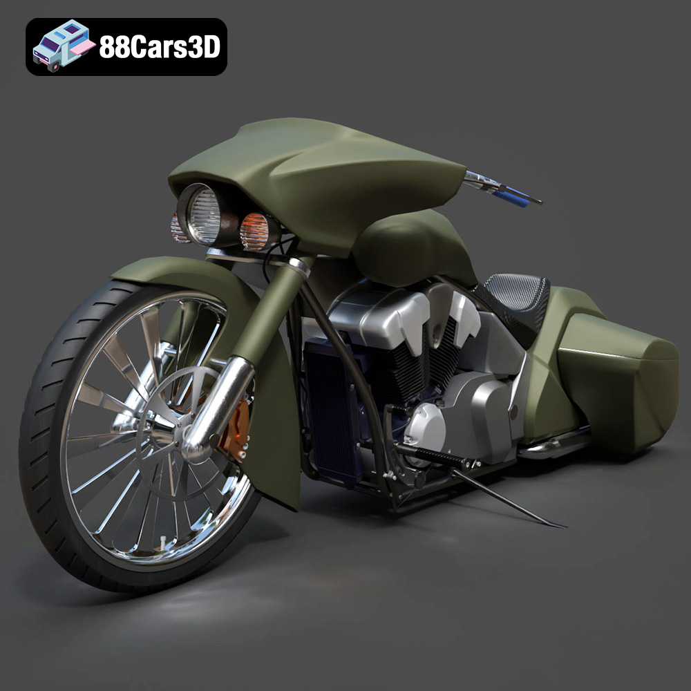 Honda Stateline Bagger Slammer 001