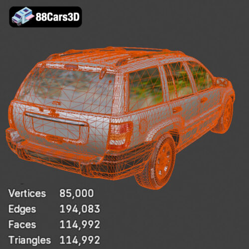 Jeep Grand Cherokee 3D Model