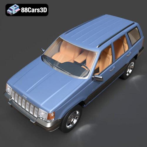 Jeep Grand Cherokee Laredo (ZJ)-006 Jeep Grand Cherokee Laredo (ZJ) 3D Model