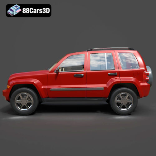 Jeep Liberty-002 Jeep Liberty 3D Model