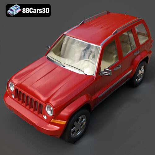 Jeep Liberty-006 Jeep Liberty 3D Model