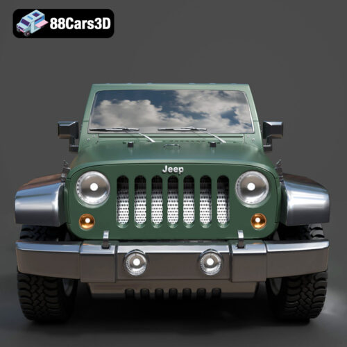 Jeep Wrangler Rubicon Unlimited 3D Model