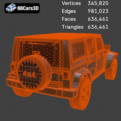 Jeep Wrangler Rubicon Unlimited 3D Model