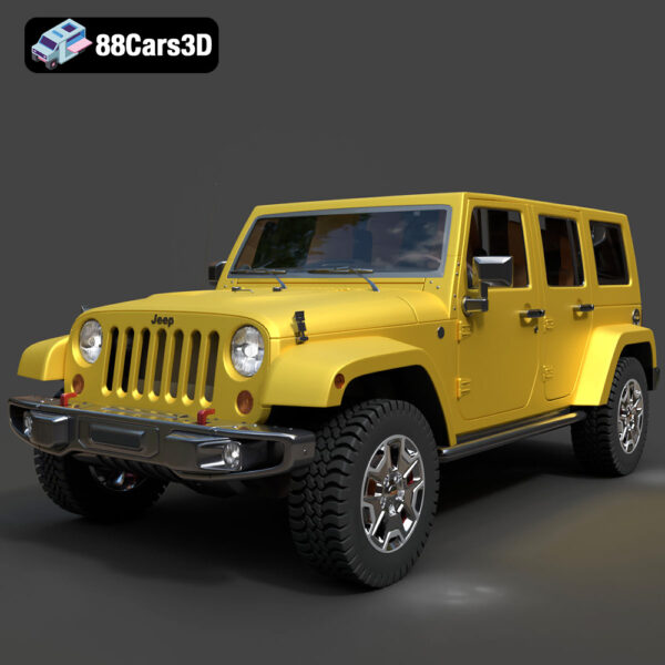 Jeep_Wrangler_Rubicon_2014-001 Jeep Wrangler Rubicon 2014 3D Model