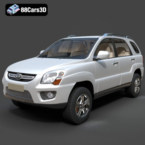Kia Sportage 2009 3D Model