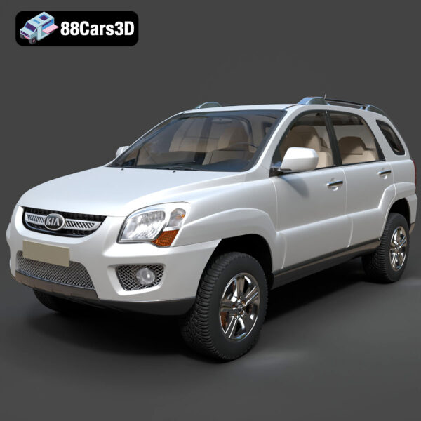 Kia Sportage 2009 3D Model