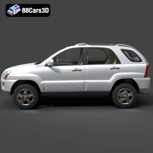 Kia Sportage 2009 3D Model