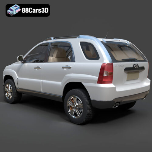 Kia Sportage 2009 3D Model