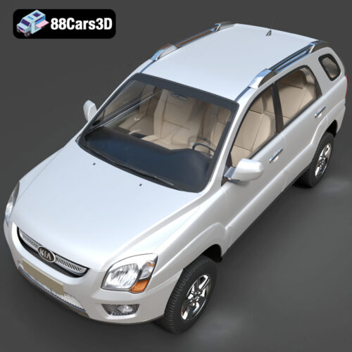 Kia Sportage 2009 3D Model