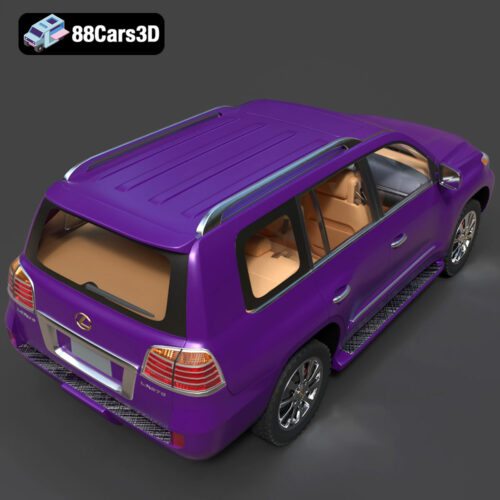 Lexus LX570 2008-004 Lexus LX570 2008 3D Model