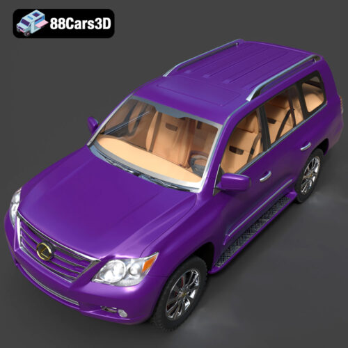 Lexus LX570 2008-006 Lexus LX570 2008 3D Model