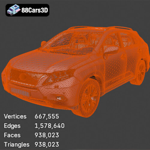 Lexus RX450h 3D Model