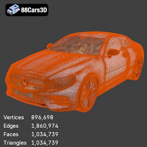 Mercedes-Benz E-Class C238 3D Model