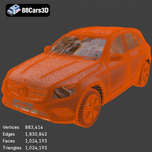 Mercedes-Benz GLC-Class 2016 3D Model