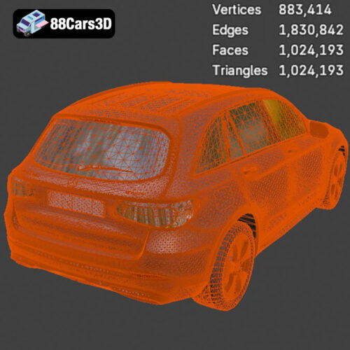 Mercedes-Benz GLC-Class 2016 3D Model