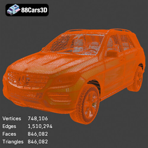 Mercedes-Benz M-Class 3D Model