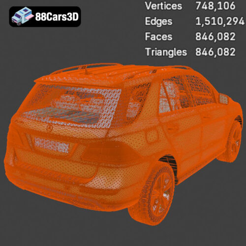Mercedes-Benz M-Class 3D Model