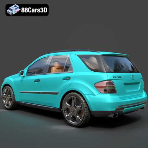 Mercedes-Benz M-Klasse (W164) 3D Model