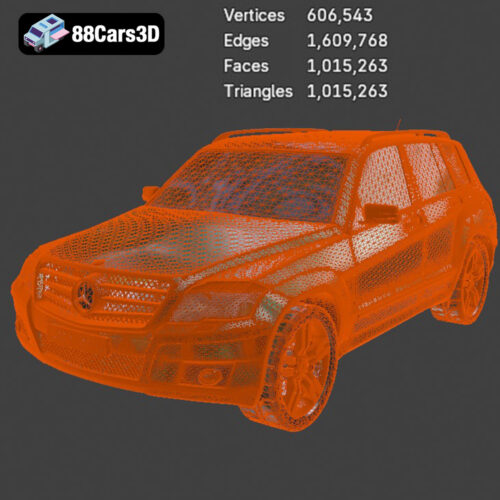 Mercedes GLK 350 3D Model