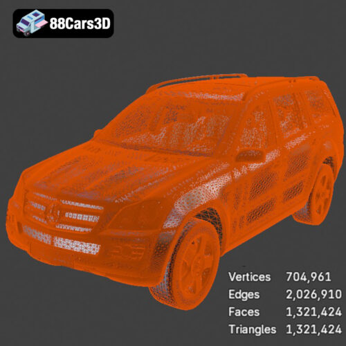 Mercedes GL 2007 3D Model