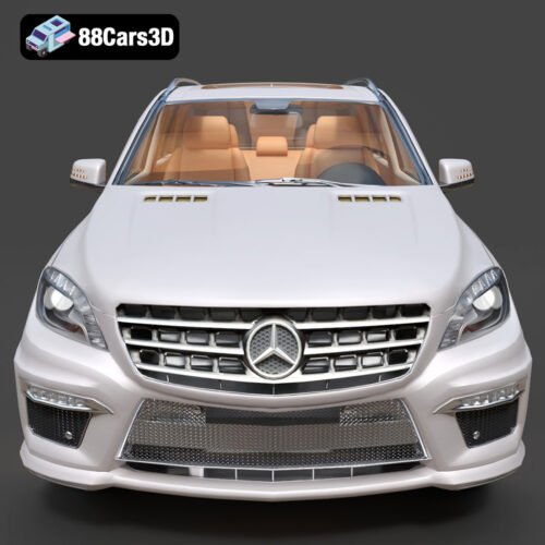 Mercedes ML63_AMG-005 Mercedes-Benz ML63 AMG 3D Model