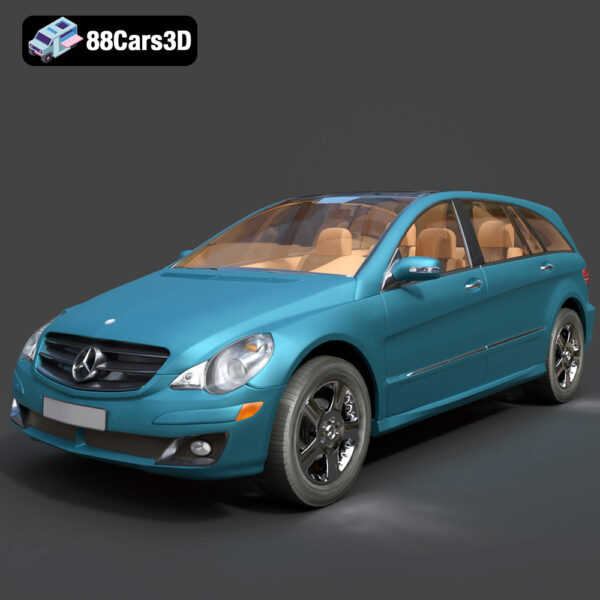 Mercedes_R-Class_US-001 Mercedes R-Class US 3D Model