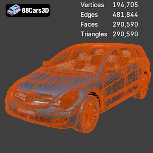 Mercedes R-Class US 3D Model