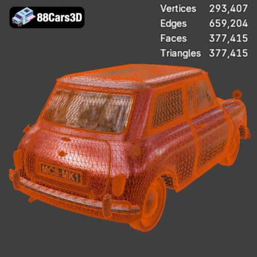 Mini Cooper S MK1-008 Mini Cooper S MK1 3D Model