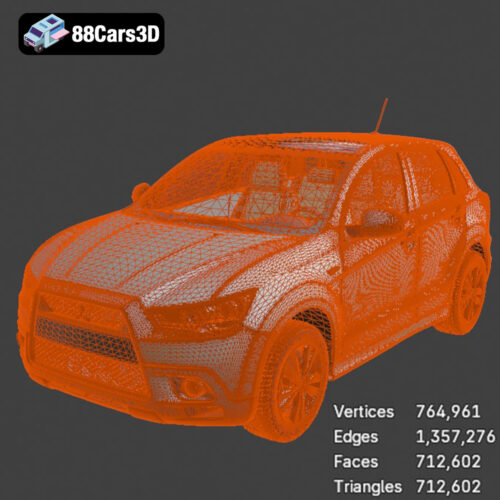Mitsubishi ASX 3D Model