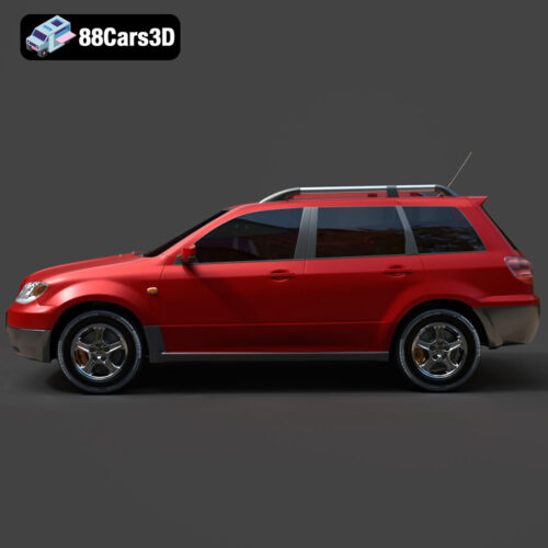 Mitsubishi Outlander 2003 3D Model