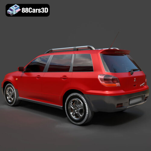 Mitsubishi Outlander 2003 3D Model