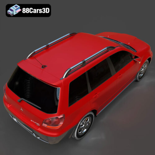 Mitsubishi Outlander 2003 3D Model