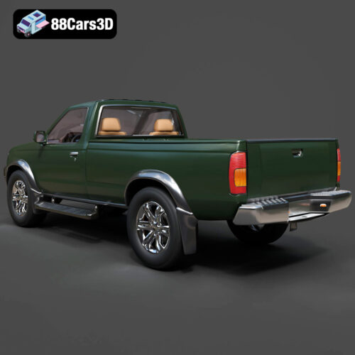 Nissan Frontier Regular Cab 3D Model