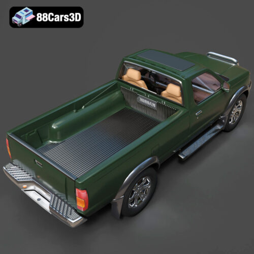 Nissan Frontier Regular Cab 3D Model