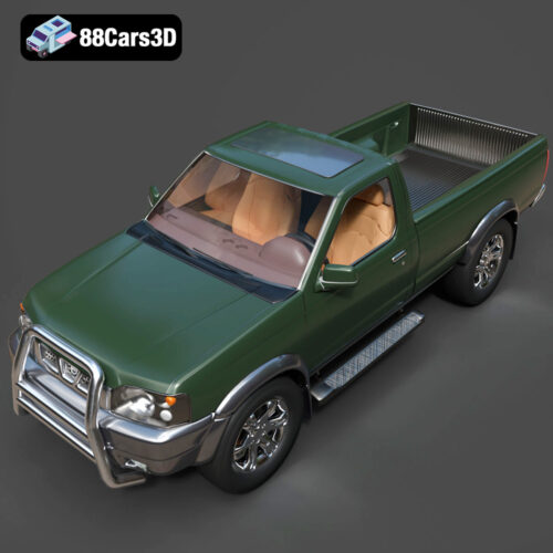 Nissan Frontier Regular Cab 3D Model