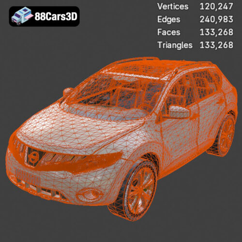 Nissan Murano 2008 3D Model