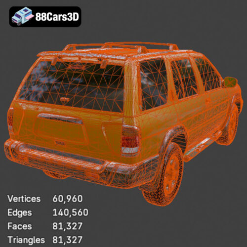 Nissan Pathfinder 1999 3D Model