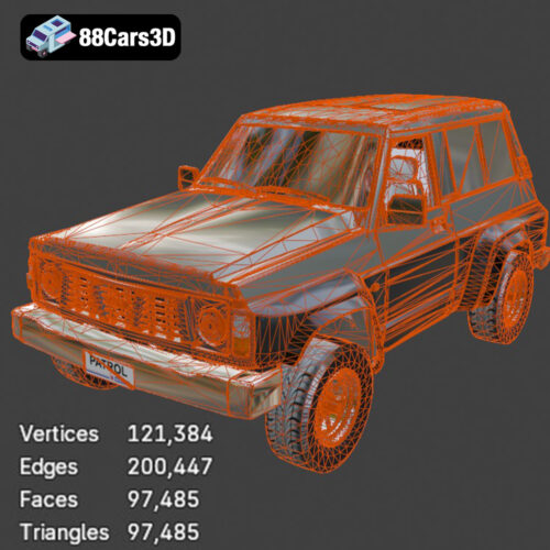 Nissan Patrol Y60 3D Model