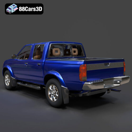 Nissan Pickup Navara Crew Cab 3D Model